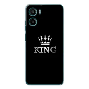 Чохол (Корона на чорному фоні) для Мото Е15 (KING)