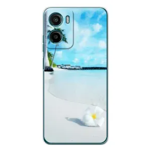 Летний Чехол на Motorola Moto E15 (Пляж)