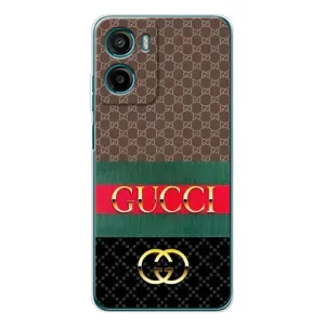 Чехлы Бренд GUCCI для Motorola Moto E15 (Стиль GUCCI)