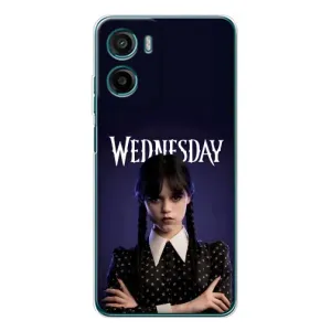 Чехлы с принтом Уэнсдей на Motorola Moto E15 (Wednesdey)