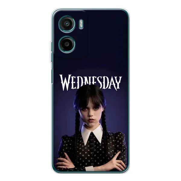 Чехол с рисунком «Wednesdey» для Motorola Moto E15 Чехол с рисунком «Wednesdey» для Motorola Moto E15