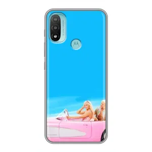 Силиконовый Чехол Барби Фильм на Motorola MOTO E20 (Барби и Кен)