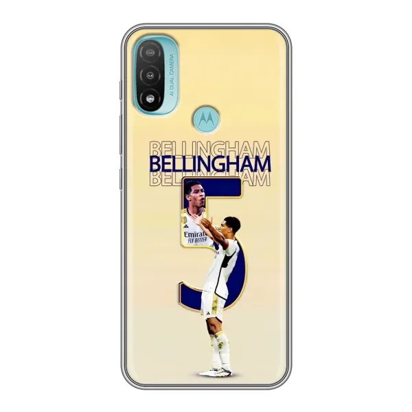 Чехол с рисунком «Беллингем ,Реал 5» для Motorola MOTO E20 Чехол с рисунком «Беллингем ,Реал 5» для Motorola MOTO E20