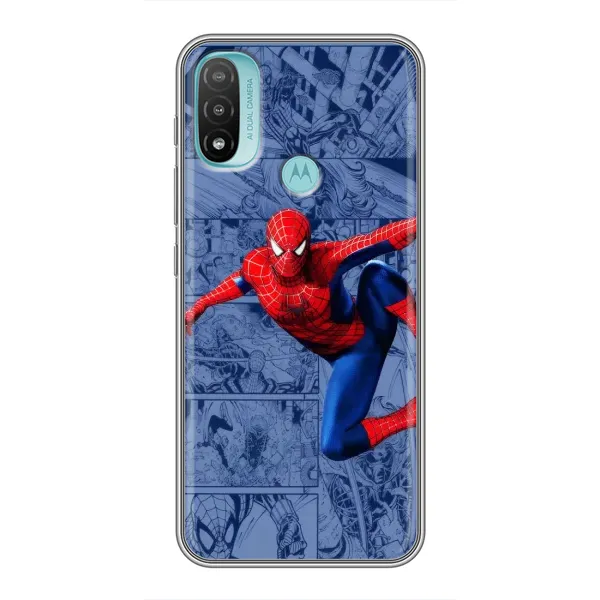 Чехол с рисунком «Человек Паук» для Motorola MOTO E20
