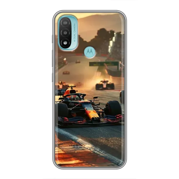 Чехол с рисунком «Чемпионат ф1» для Motorola MOTO E20 Чехол с рисунком «Чемпионат ф1» для Motorola MOTO E20