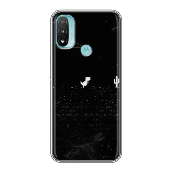 Чехол с рисунком «Динозаврик» для Motorola MOTO E20 Чехол с рисунком «Динозаврик» для Motorola MOTO E20