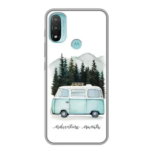 Силіконовий бампер з картинкою машини на Motorola MOTO E20 (Будиночок на колесах)