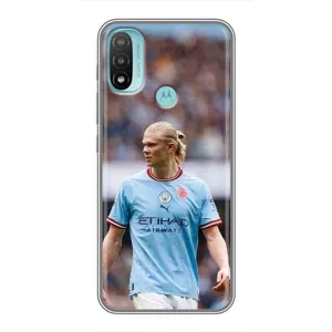 Чехлы с принтом для Motorola MOTO E20 Футболист (Эрлинг Холанд)