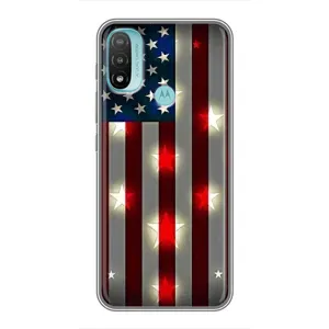 Чехол Флаг USA для Motorola MOTO E20 (Флаг США 2)