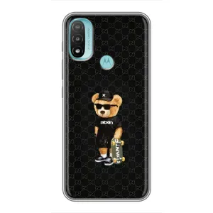 Чехлы Мишка Тедди для Моторола Мото е20 (GUCCI Teddy)