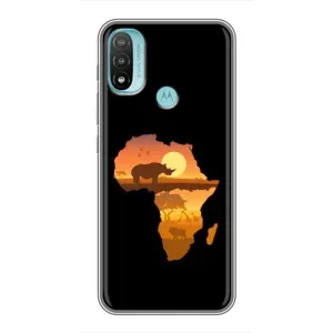 Летний Чехол на Motorola MOTO E20 (Карта)