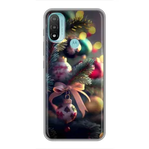Чехлы на Новый Год Motorola MOTO E20 (Красивая елочка)