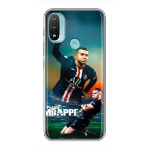 Чехол (TPU) с Футболистом на Motorola MOTO E20 (MBAPPE)