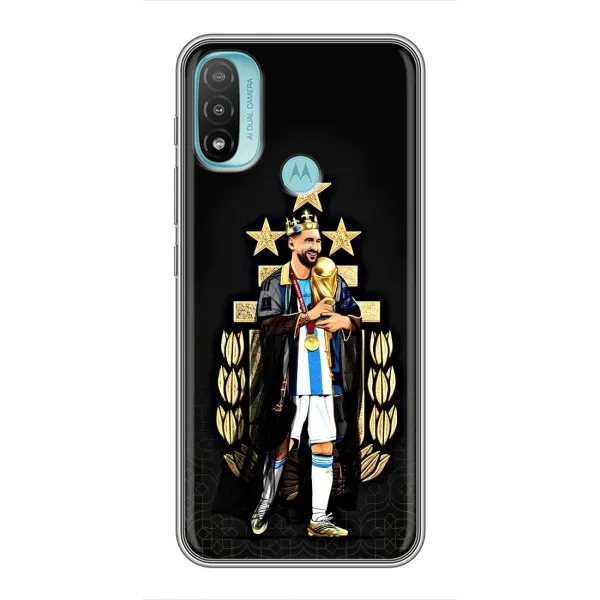 Чехол с рисунком «Месси король» для Motorola MOTO E20 Чехол с рисунком «Месси король» для Motorola MOTO E20