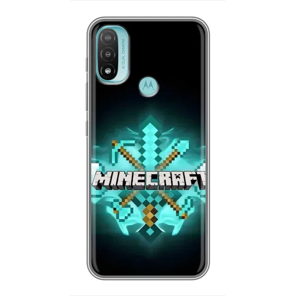 Чехол с рисунком «MineCraft 2» для Motorola MOTO E20
