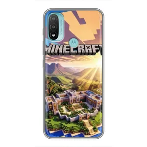 Чехол майнкрафт для Motorola MOTO E20 (MINECRAFT)