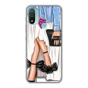 Силіконовый Чохол на Motorola MOTO E20 з картинкой Модных девушек (Мода)