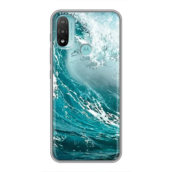 Чехол с рисунком «Морская волна» для Motorola MOTO E20 Чехол с рисунком «Морская волна» для Motorola MOTO E20