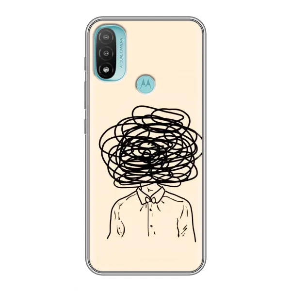 Чехол с рисунком «Мысли» для Motorola MOTO E20 Чехол с рисунком «Мысли» для Motorola MOTO E20