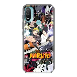 Купить Чехлы на телефон с принтом Anime для Motorola MOTO E20 (Наруто постер)
