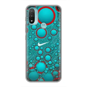 Силиконовый Чехол на Motorola MOTO E20 с картинкой Nike (Найк зеленый)
