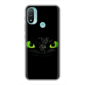 Чехол дракон Беззубик для Motorola MOTO E20 (Глаза Беззубика)