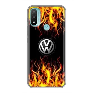 Чохол "Фольксваген" для Motorola MOTO E20 (Вогняний Лого)