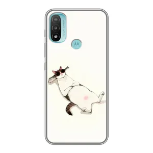Чехол на тематику: Коты для Motorola MOTO E20 (Отдых)