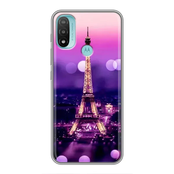 Чехол с рисунком «Париж башня» для Motorola MOTO E20 Чехол с рисунком «Париж башня» для Motorola MOTO E20