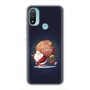 Чехол Санта Клаус для Motorola MOTO E20 (Подарки от Санты)