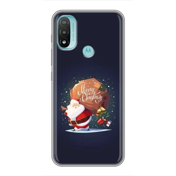 Чехол с рисунком «Подарки от Санты» для Motorola MOTO E20 Чехол с рисунком «Подарки от Санты» для Motorola MOTO E20