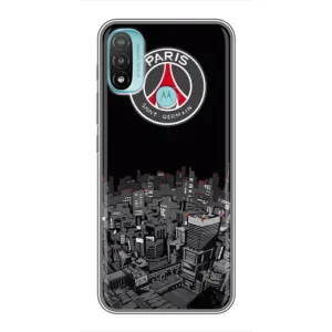 Силиконовые Чехлы принт Футбол на Motorola MOTO E20 (PSG)