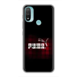 Чехол с Брендами одежды на Моторола Мото е20 (PUMA стиль)