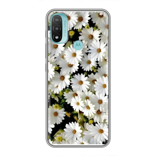 Чохол з малюнком «Рамка в ромашках» для Motorola MOTO E20 Чохол з малюнком «Рамка в ромашках» для Motorola MOTO E20