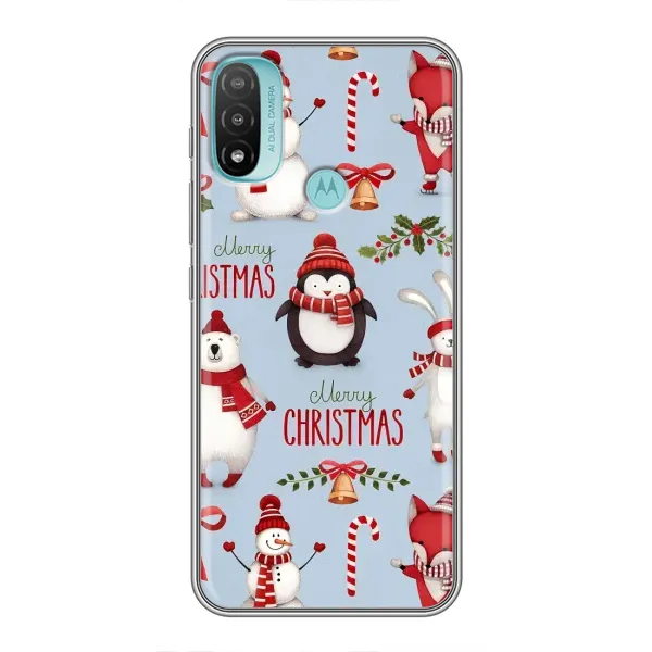 Чехол с рисунком «Рождественский» для Motorola MOTO E20 Чехол с рисунком «Рождественский» для Motorola MOTO E20