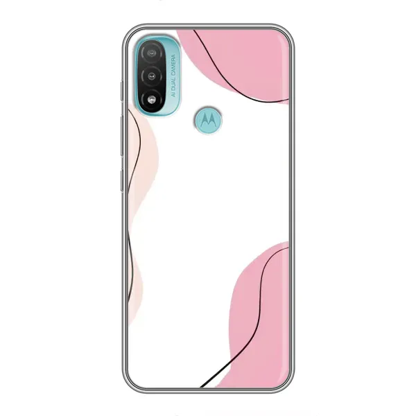 Чехол с рисунком «Розовый фон» для Motorola MOTO E20 Чехол с рисунком «Розовый фон» для Motorola MOTO E20
