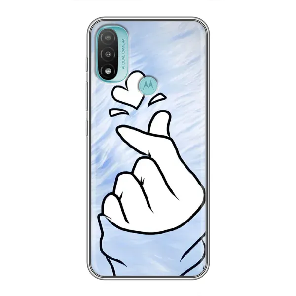 Чехол с рисунком «Сердечка знак» для Motorola MOTO E20 Чехол с рисунком «Сердечка знак» для Motorola MOTO E20