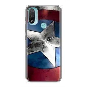 Чехол с Щитом Капитана Америки на Motorola MOTO E20 (Щит Капитана Америки)
