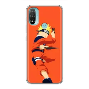 Чехлы с принтом Наруто на Motorola MOTO E20 (Силуэт Наруто)