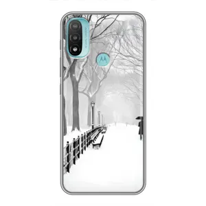 Чехлы на Новый Год Motorola MOTO E20 (Снегом замело)