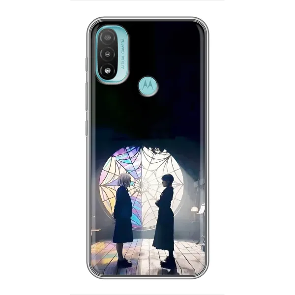 Чехол с рисунком «Уэнсдей и Энди» для Motorola MOTO E20 Чехол с рисунком «Уэнсдей и Энди» для Motorola MOTO E20
