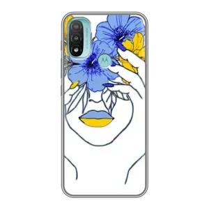 Чехол на Motorola MOTO E20 Украинский дизайн (Украинка на всю голову)