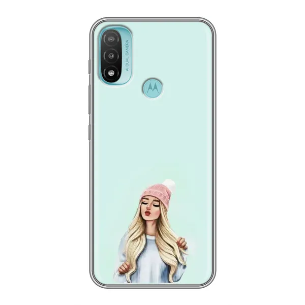Чехол с рисунком «В шапке» для Motorola MOTO E20 Чехол с рисунком «В шапке» для Motorola MOTO E20