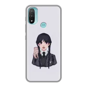 Чехлы с принтом Уэнсдей на Motorola MOTO E20 (Вещь Венсдей)