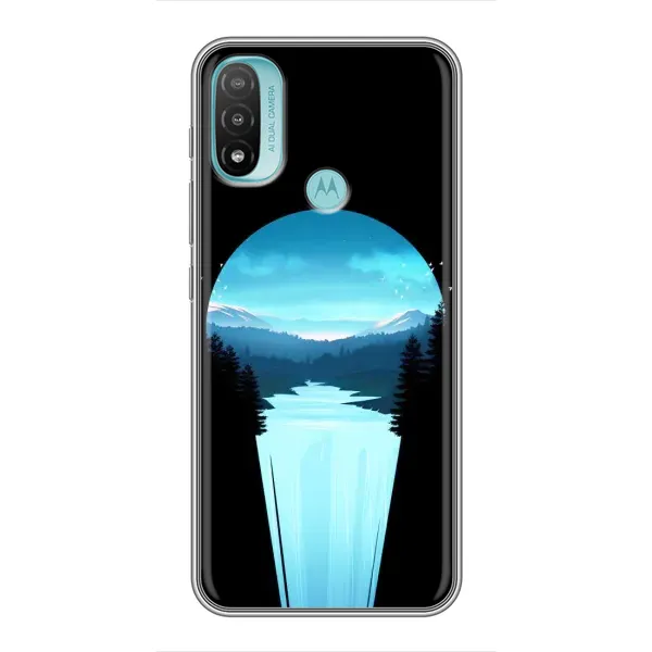 Чехол с рисунком «Синий Водопад» для Motorola MOTO E20 Чехол с рисунком «Синий Водопад» для Motorola MOTO E20