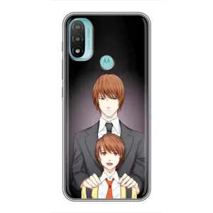 Чехол с персонажами АНИМЕ на Motorola MOTO E20 (Ягами вырос)
