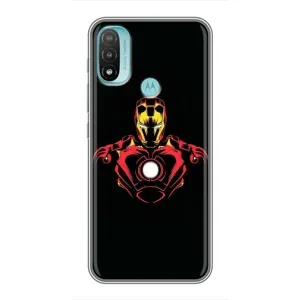 Чехол Супергерой Железный человек на Motorola MOTO E20 (Железный человек)