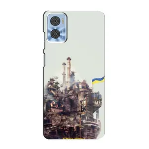 Чехлы на военную тематику для Motorola MOTO E22 (Азовсталь)