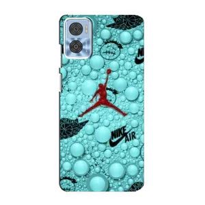 Силиконовый Чехол Nike Air Jordan на Моторола Мото Е22 (Джордан Найк)