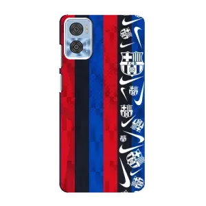 Чехол для Motorola MOTO E22 (Барселона) (Фанат Барсы)